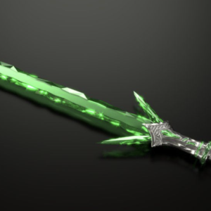 Emerald Jade Phoenix Sword